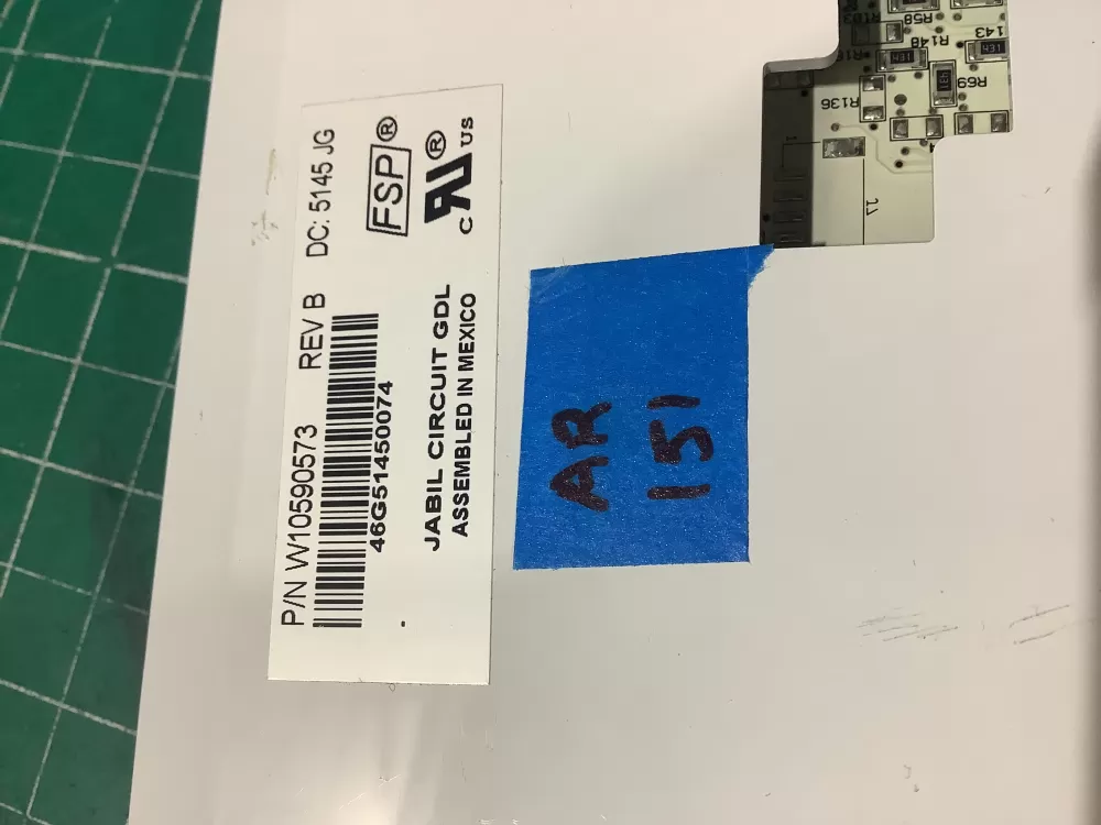 Whirlpool W10502236 Refrigerator Dispenser Control Board AZ196060 | AR151