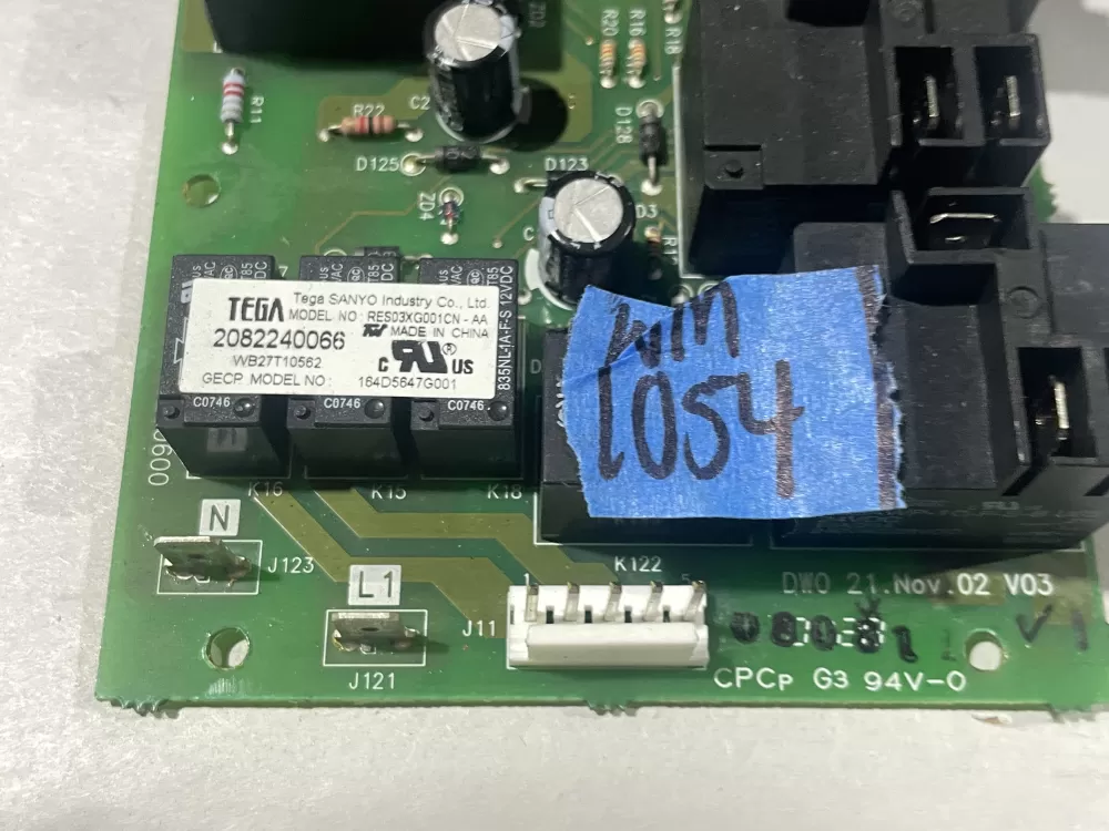 GE WB27T10562 Oven Lower Relay Control Board AZ105569 | Wm1054