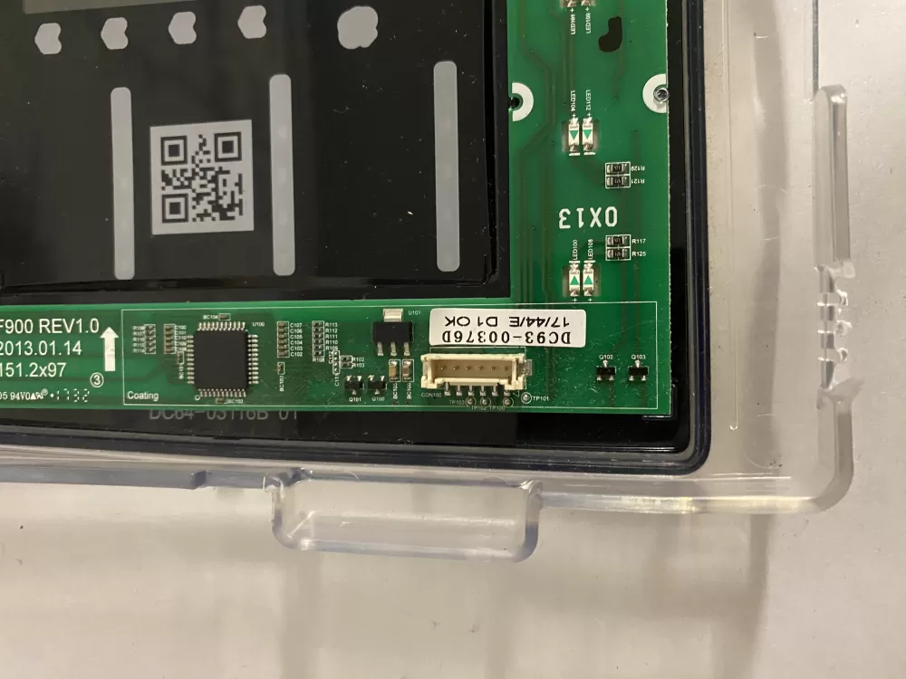 Samsung DC92-01607J DC94-06643A Dryer UI Control Board AZ197608 | BK2737