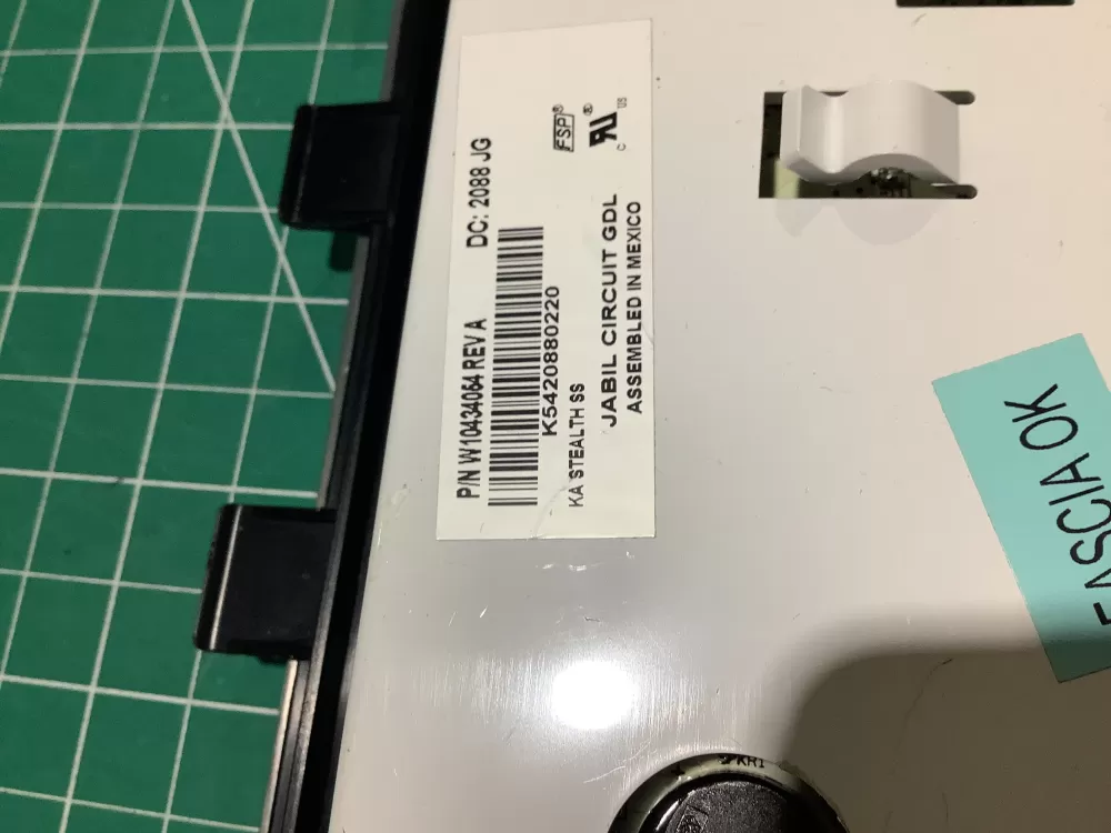 Whirlpool W10434054 Refrigerator Dispenser control Board AZ133050 | ZC2318