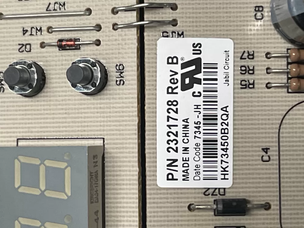 KitchenAid 2321728 Refrigerator Control Board AZ19281 | WM1044