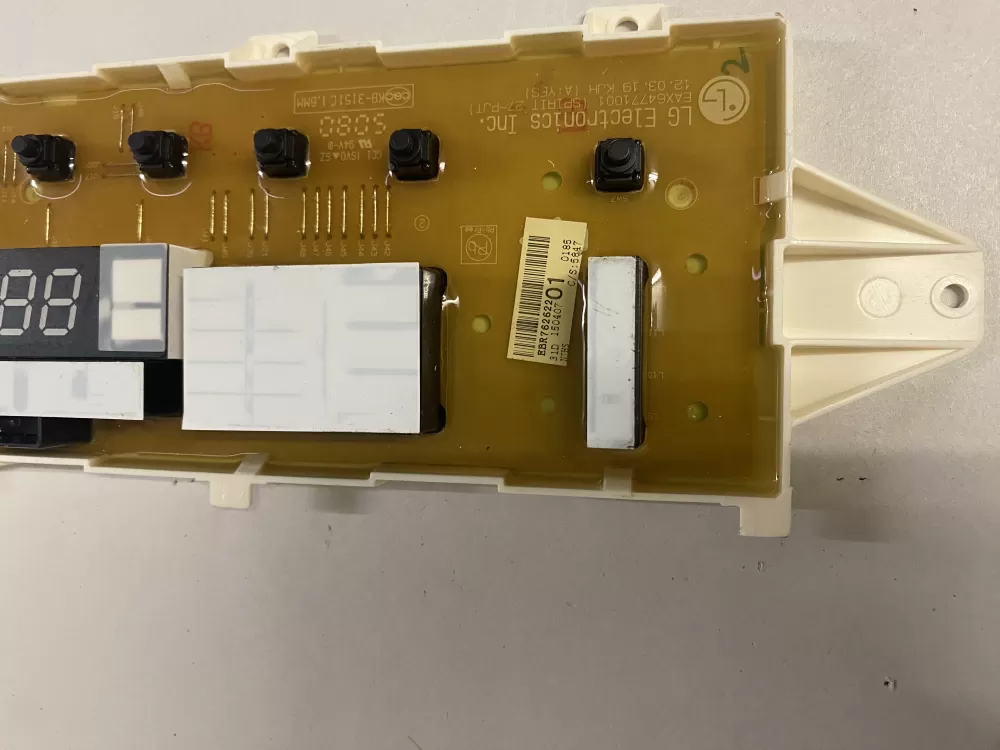 LG EBR76262201 EBR75446006 Washer Control Board AZ104023 | BK783