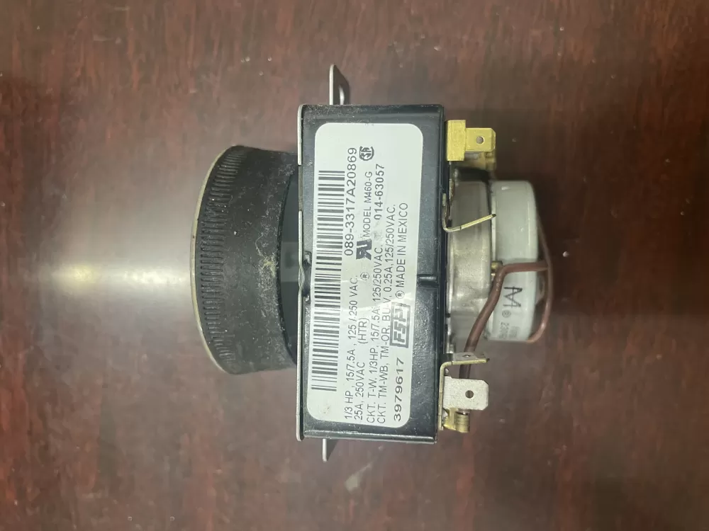 Whirlpool  Kenmore  Maytag  Roper  Amana  Inglis  Admiral WP3979617  AP6009055  3979617  8299782  921240  PS11742197 Dryer Timer