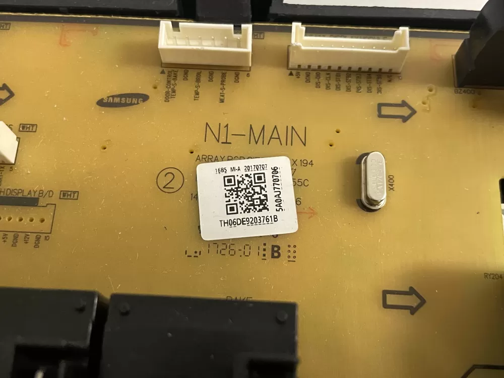 Samsung DE92-03761B Oven Control Board AZ210744 | Wmv931