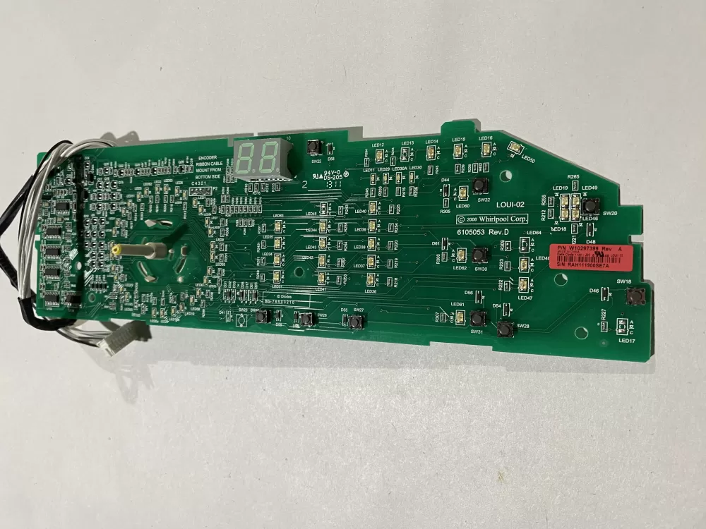 Whirlpool W10297399 W10211353 WPW10297399 Washer Control Board