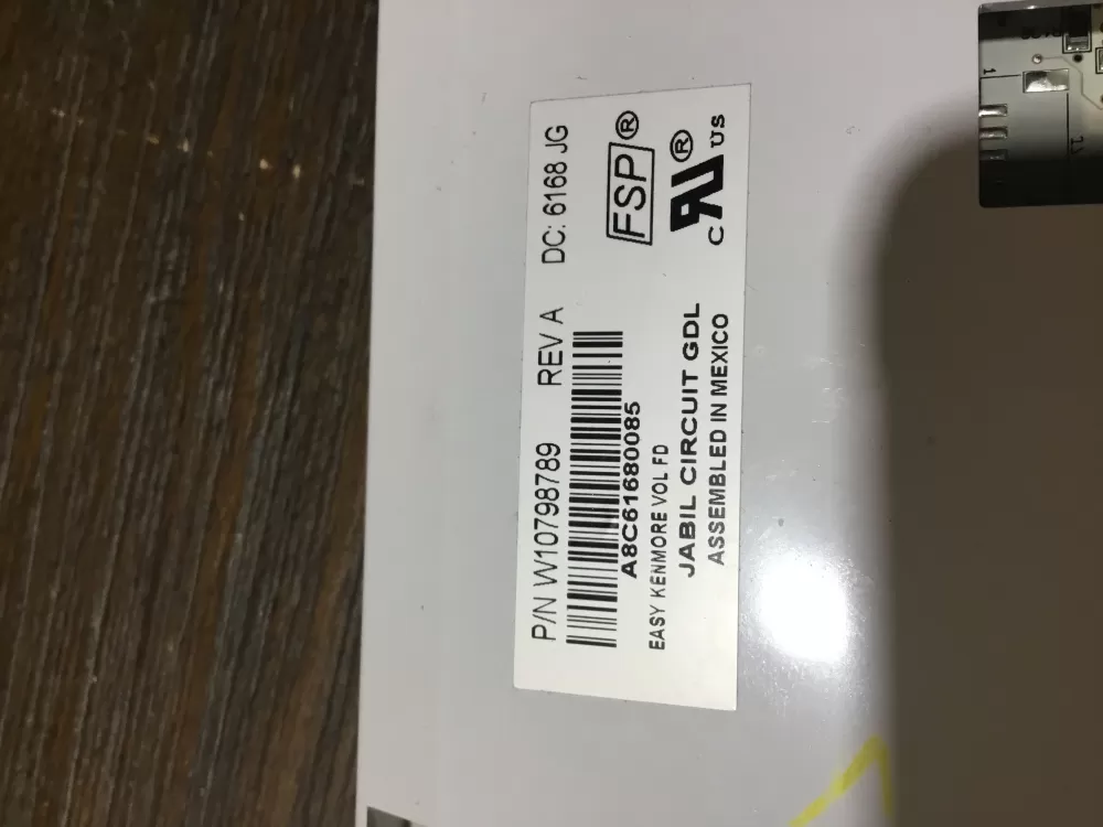 Kenmore W10798789 W10822645 Refrigerator Control Board AZ51806 | NR1848