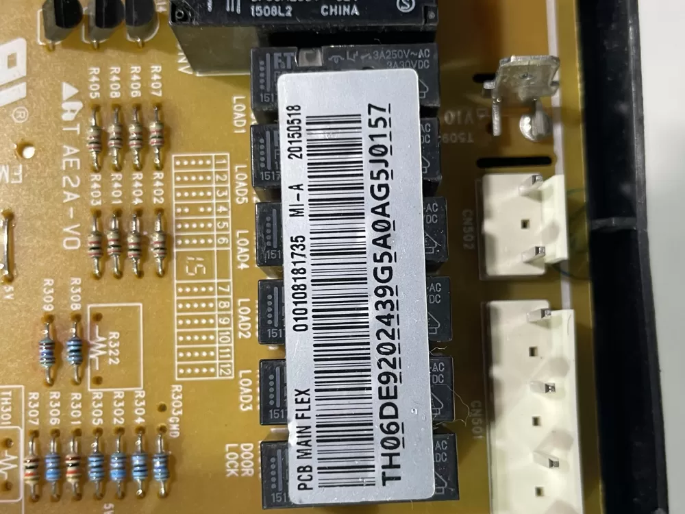 Samsung DE92 02439G Range Oven Control Board Relay AZ148618 | Wm2462