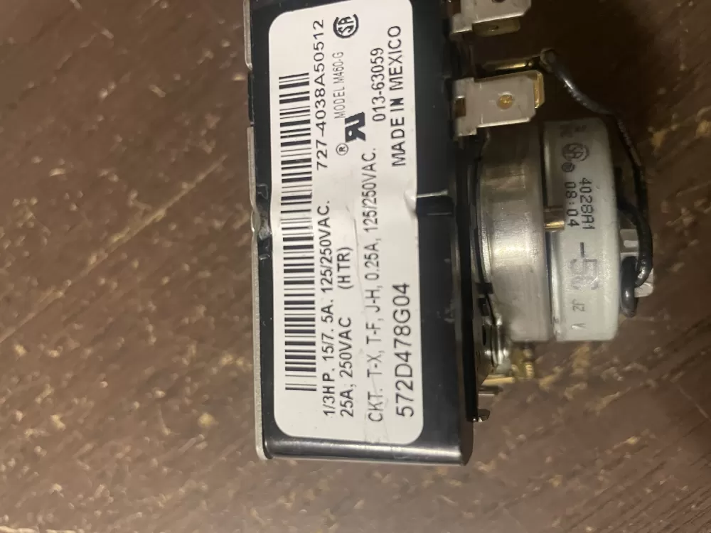GE 572D478G04 Dryer Timer AZ45563 | Wm515