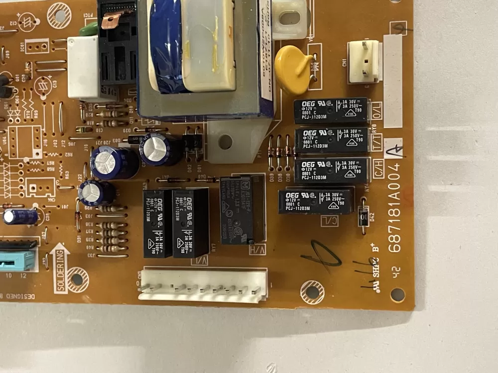 LG 687181A004A P1 6A004 Microwave Control Board AZ142030 | KM2390