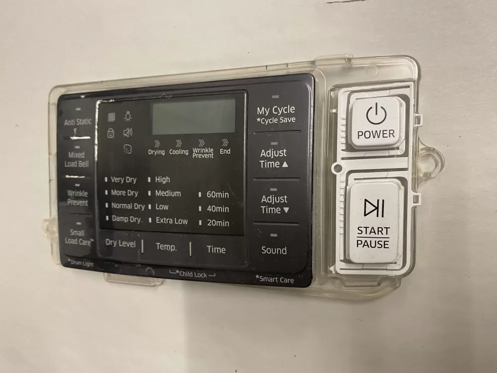 Samsung DC92-01607J  AP6243588  DC94-06643A  DC93-00376D  PS12084833 Dryer UI Control Board