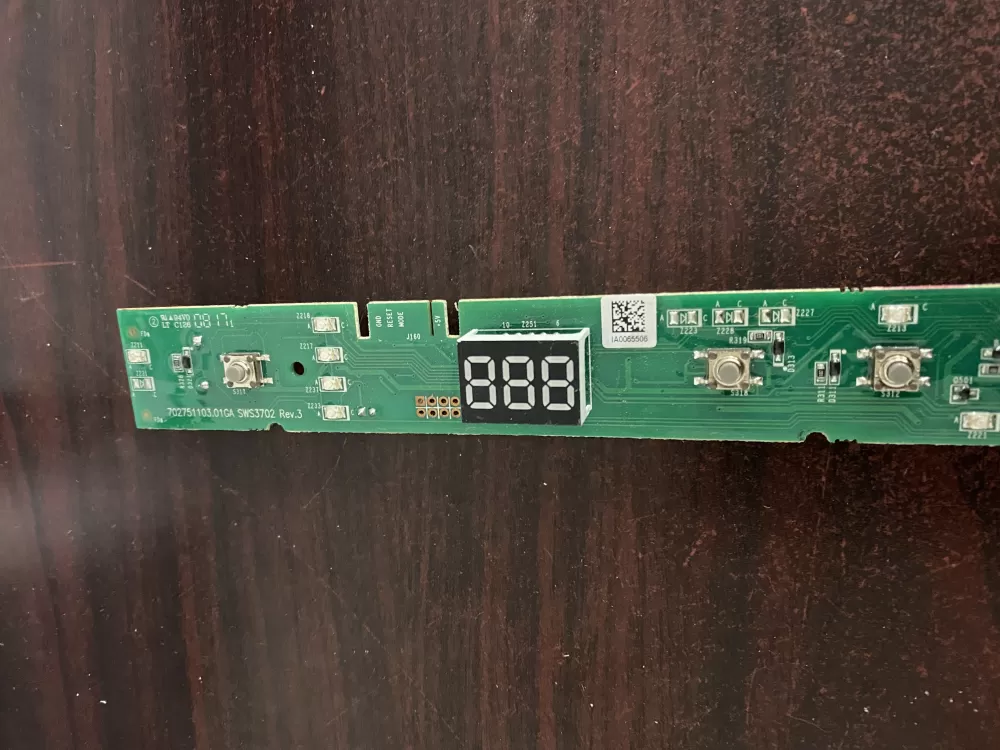 GE 265D1468G403  WD21X31902  WD21X22175  Dishwasher User Interface Control Board