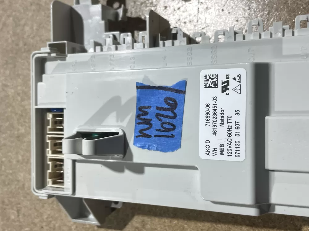 Whirlpool 461970236451 03 Washer Control Board AZ66974 | Wm1626