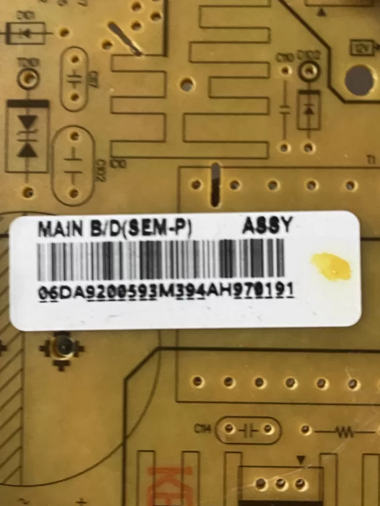 Samsung DA92 00593M Refrigerator Control Board AZ44164 | Wm590