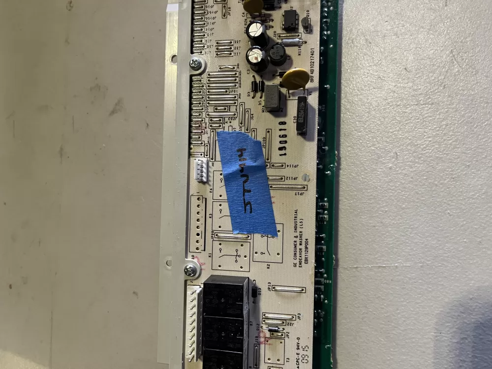 GE 175D5261G023 EBX1129P004 WH12X10439 Washer Control Board AZ41809 | V414