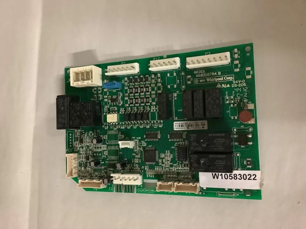 Whirlpool W10277808 W10583022 PS8691632 Refrigerator Control Board