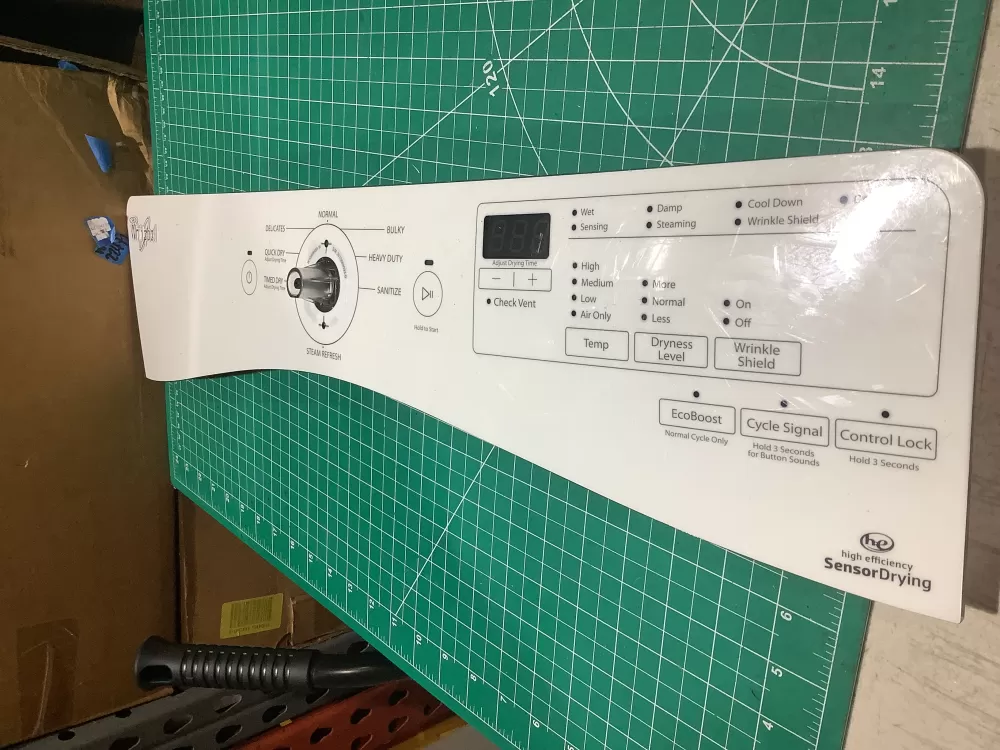Whirlpool W10891930 W10895863 Dryer Control Board Panel AZ178043 | ARV63