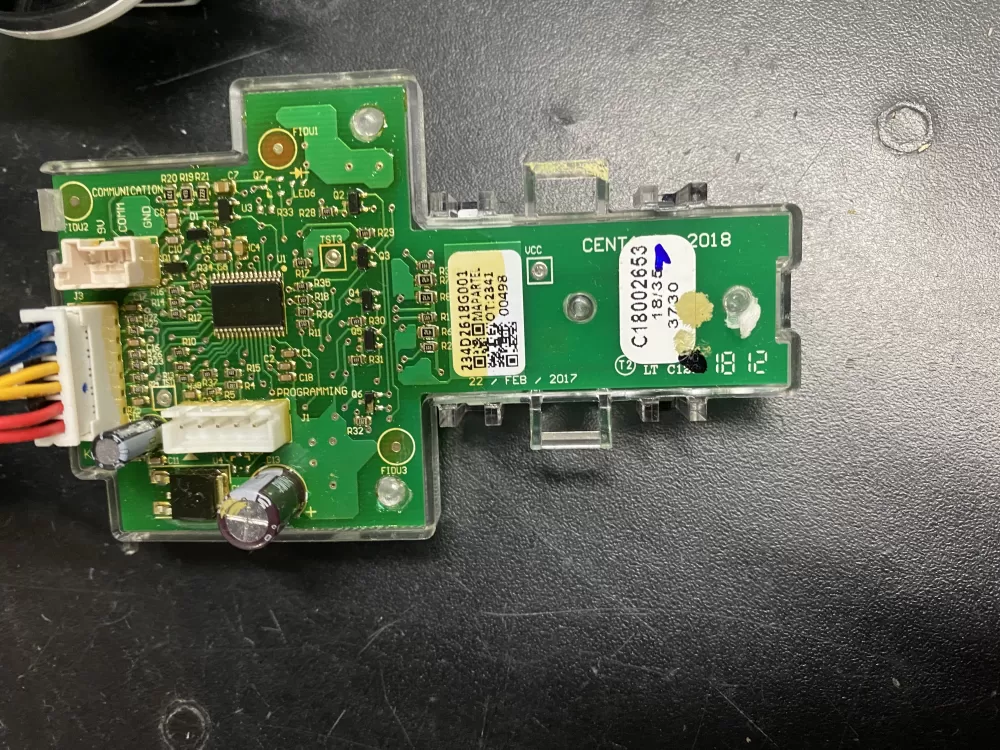 GE 234D2618G001 WE04X27284 Dryer Control Board AZ20746 | BK687