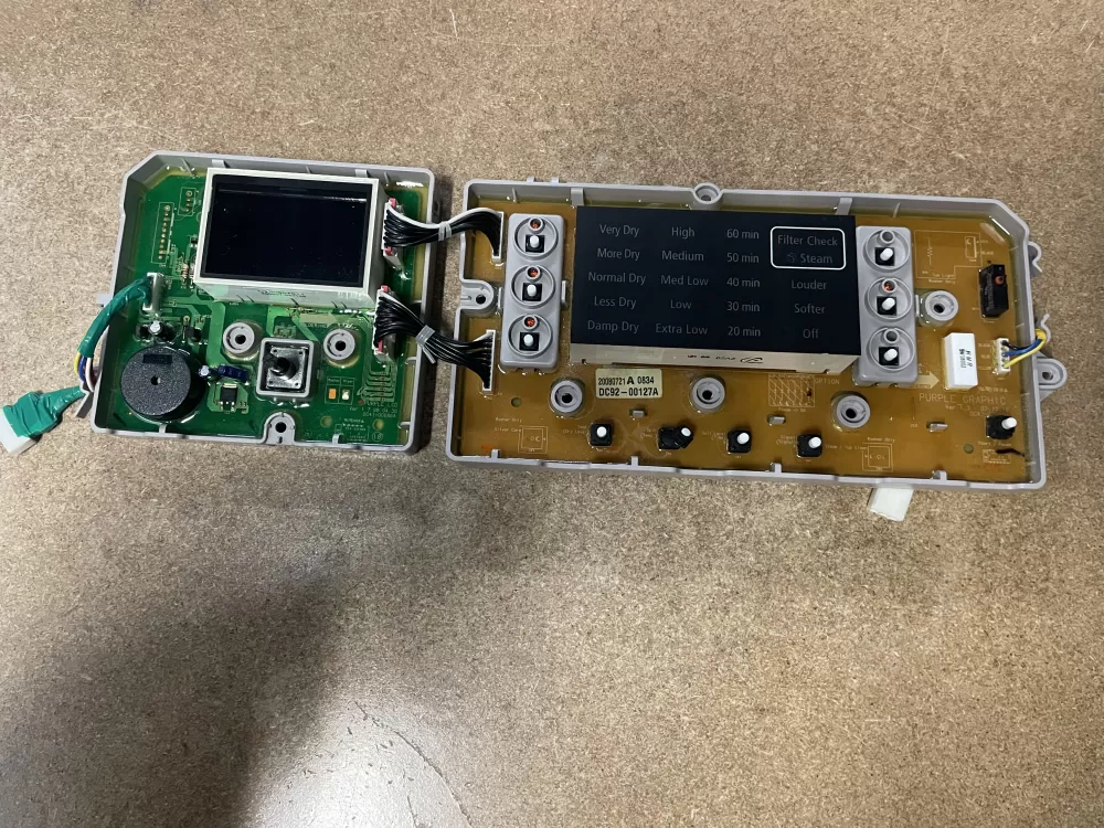 Samsung DC92-00127A Dryer Control Board