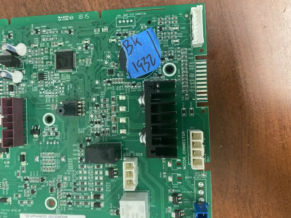 GE 290D2226G004 Washer Control Board AZ53631 | BK1932