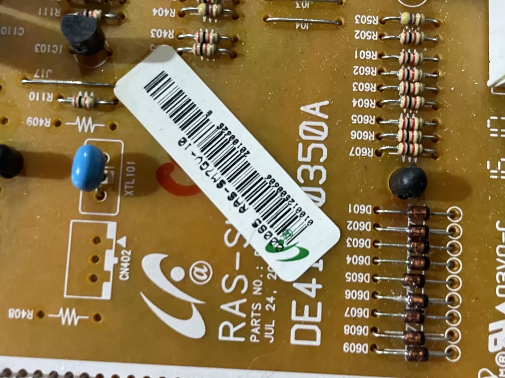 Samsung microwave control board RAS-SM7GV-10 AZ186622 | Wm2645