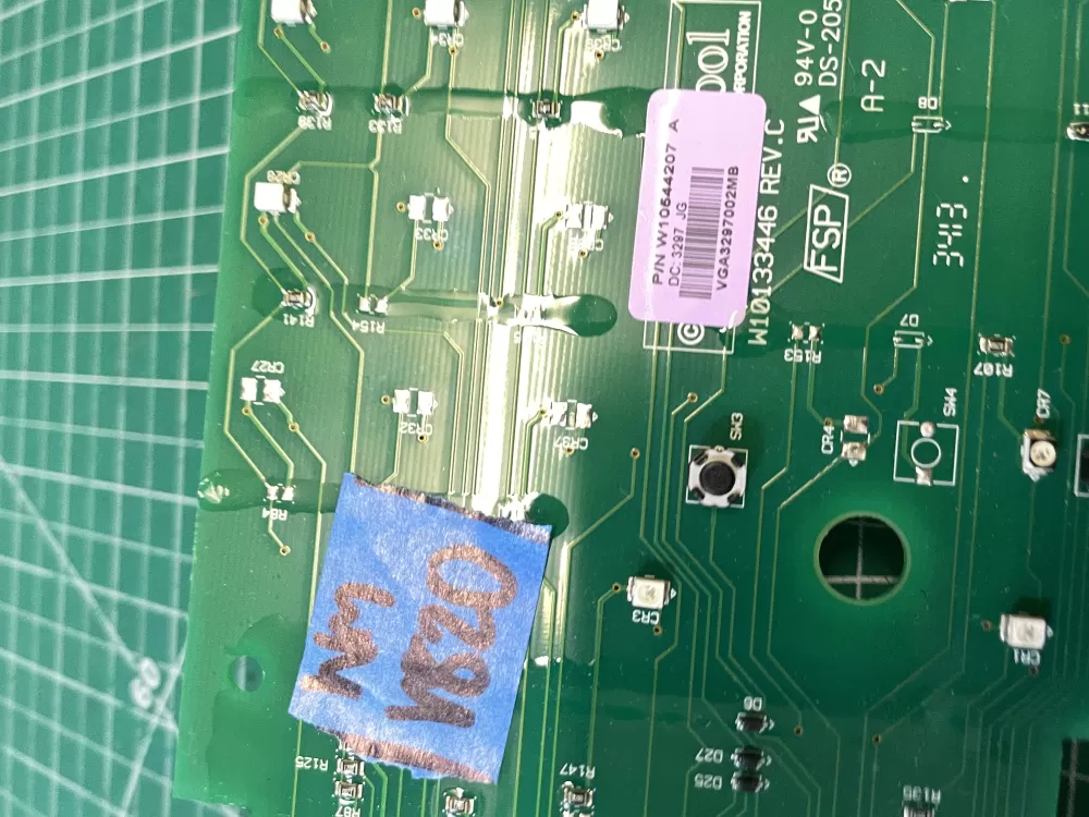 Whirlpool W10544207 Washer Board Control AZ202406 | Wmv820