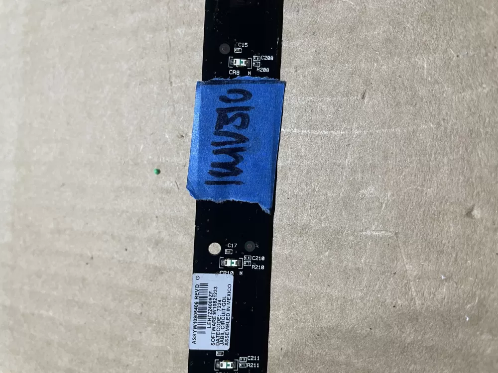 KitchenAid Whirlpool W10905406 Dishwasher Control Board AZ72731 | KMV310