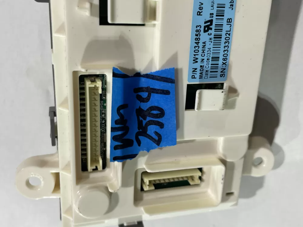 Maytag W10348583 Dryer User Interface Control Board W10275792 AZ168959 | Wm2584