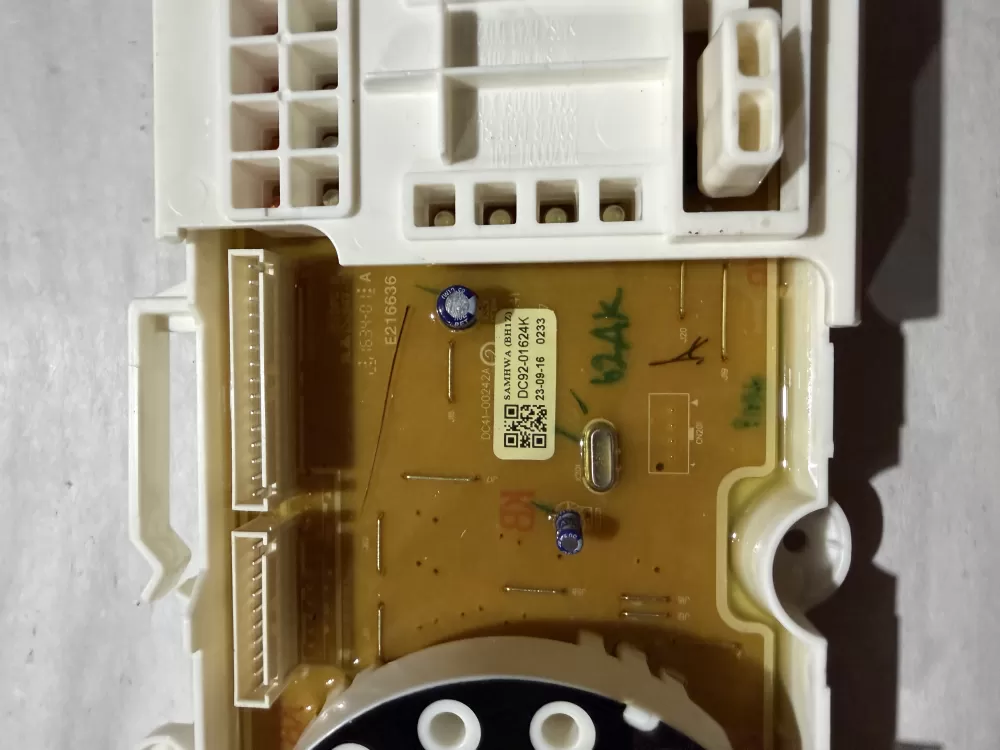 Samsung DC92-01624K Dryer Control Board User Interface Display AZ210110 | KMV897