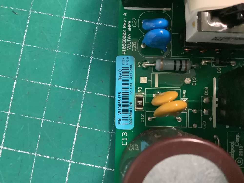 Whirlpool Maytag KitchenAid Refrigerator Power Control Board AZ227933 | NR530