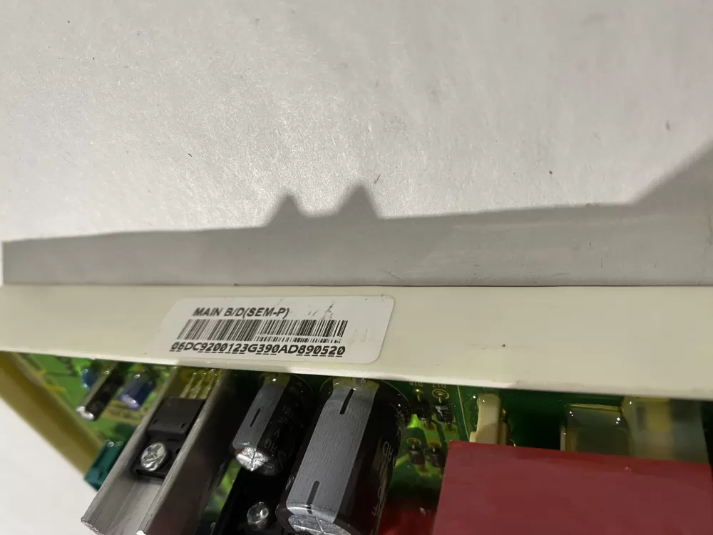 Samsung DC92-00123G Dryer Main Control Board PCB AZ186733 | BK2746