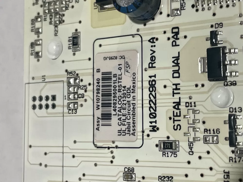Whirlpool W10798240 W10798240B Control Board AZ151158 | Wm1948