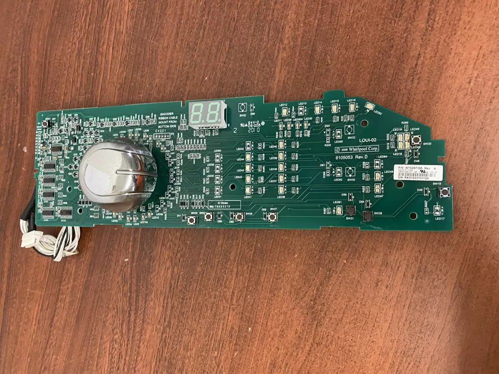Whirlpool W10297395 Washer Control Board