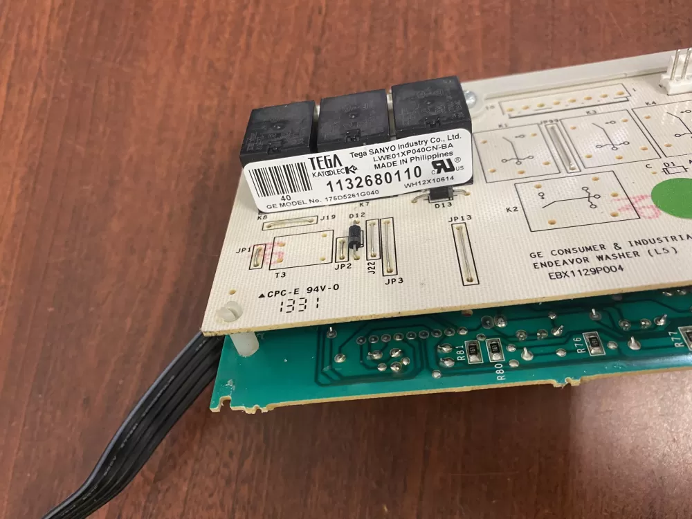 GE 175D5261G040 EBX1129P004 WH12X10614 Washer Control Board AZ47954 | BK1168
