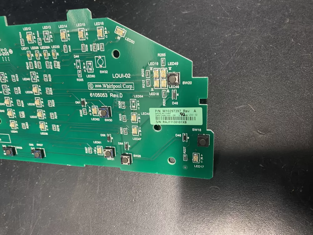 Whirlpool W10297397 WPW10297397 Washer Control Board AZ18790 | BK965
