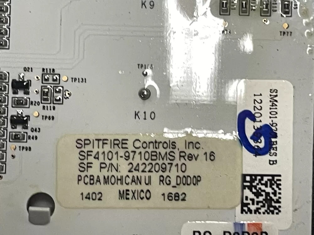 Frigidaire Refrigerator Dispenser Control Board P# B14 AZ14398 | 674