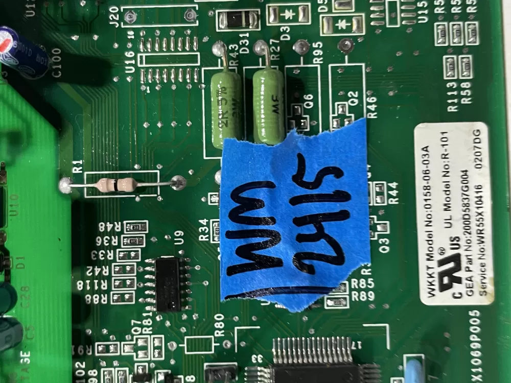 GE 200D5837G004 WR55X10942C Refrigerator Control Board AZ143732 | Wm2415