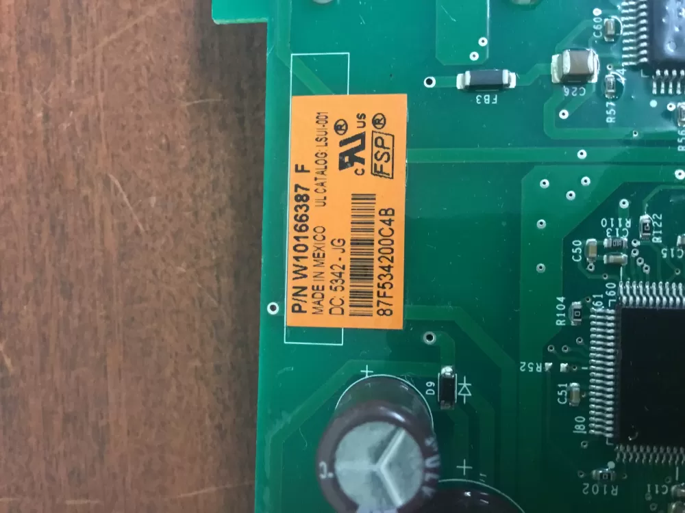 Maytag W10166387 W10166316 Dryer Control Board Display Used AZ32862 | NRV357