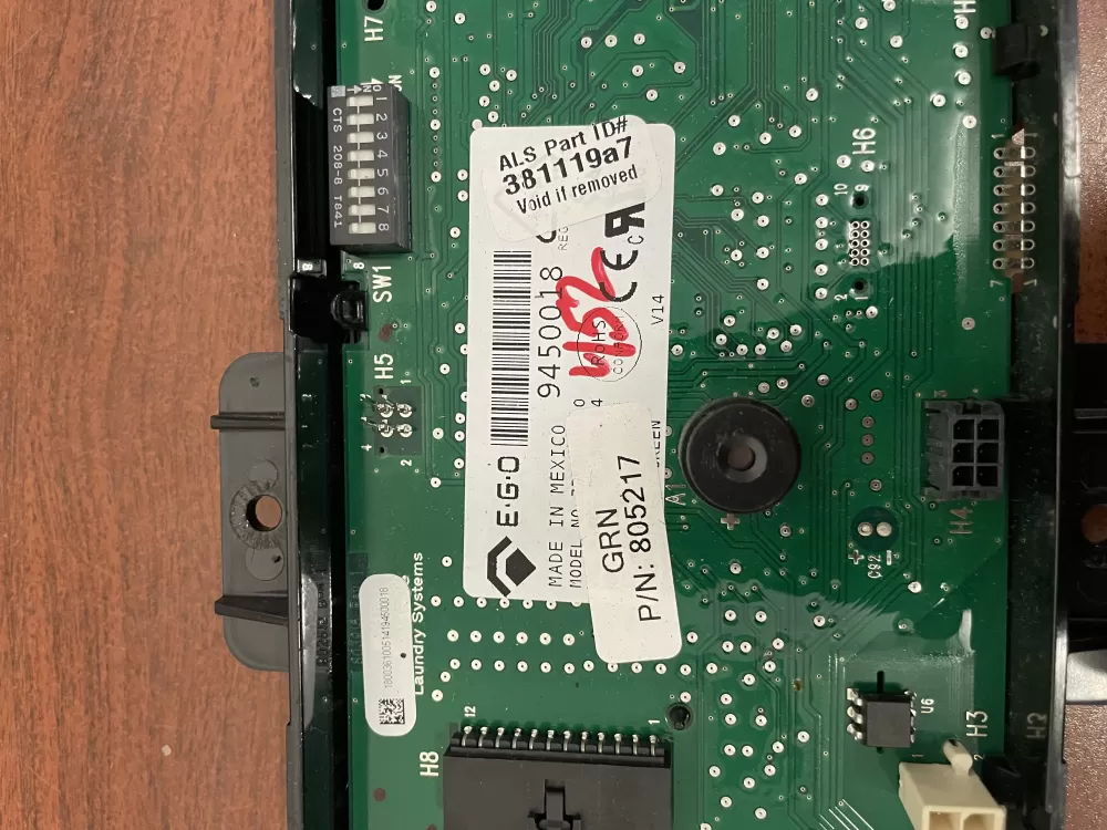 SpeedQueen Speed Queen 805217P Washer Control Board AZ28567 | KM248