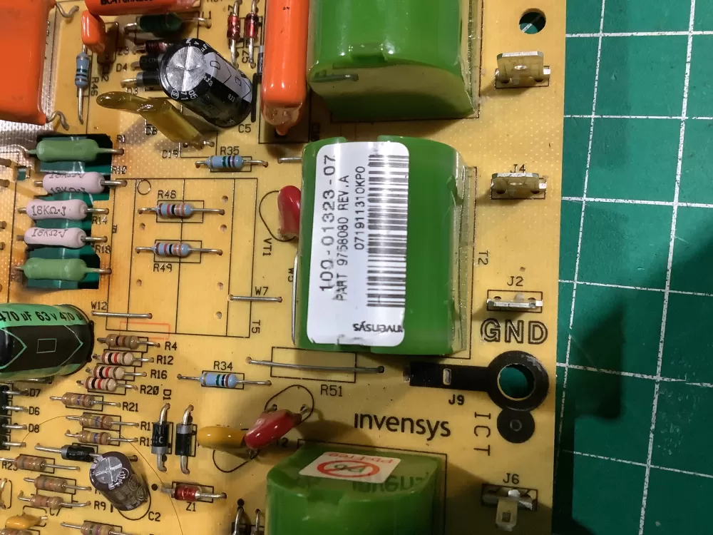 Whirlpool Amana 100 01323 07 9758080 Range Control Board AZ148253 | NR2487