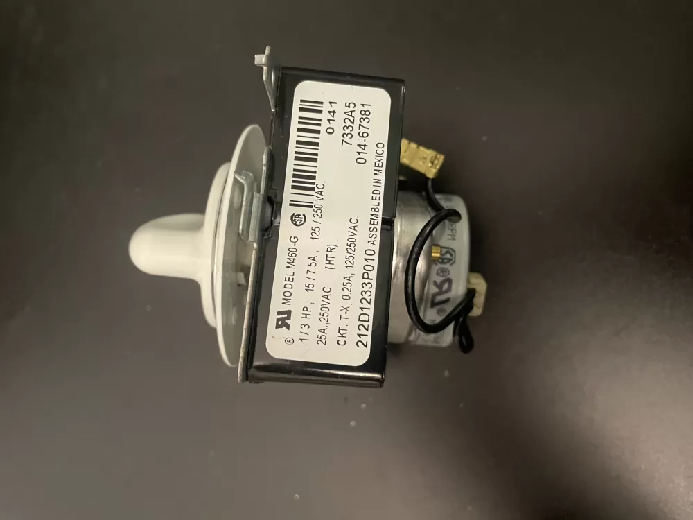 Hotpoint  GE 212D1233P010 WE4M362 Dryer Timer