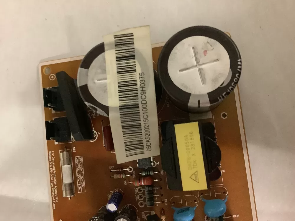 Samsung Control Board 06DA9200215C AZ208392 | ZC902
