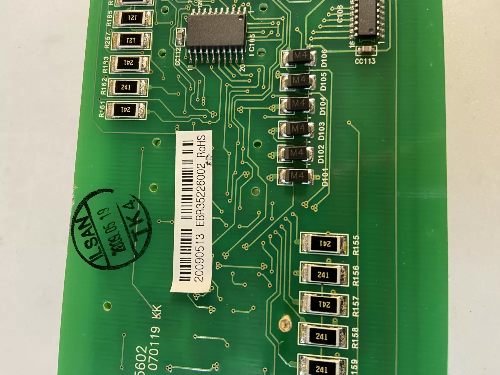 LG EBR35226002 Refrigerator Dispenser Display Control Board AZ104271 | BG1745