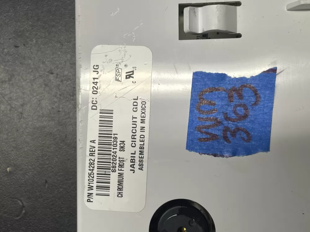 Whirlpool W10254282 Refrigerator Dispenser Control Board AZ37031 | Wm363
