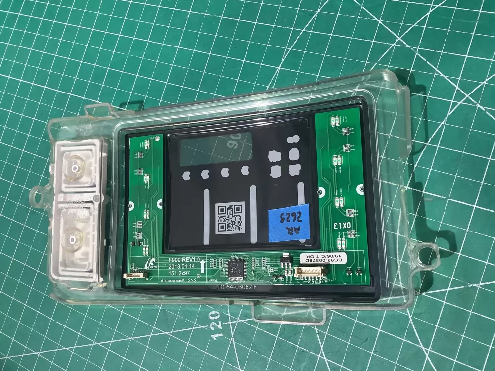 Samsung DC92-01607J DC94-06643A Dryer UI Control Board AZ193915 | AR2625