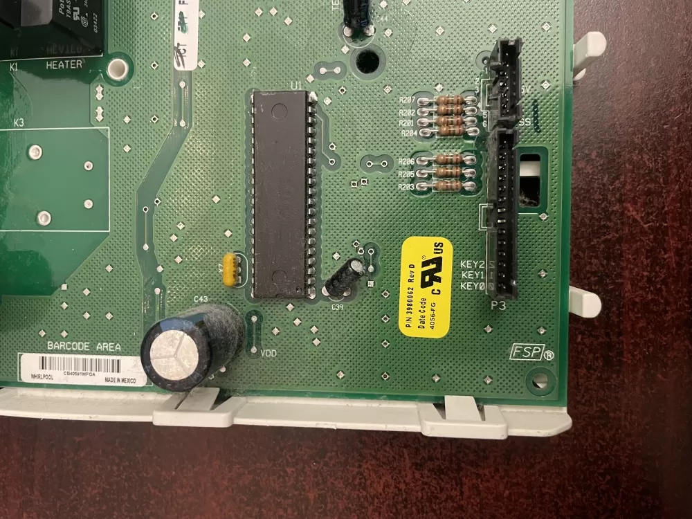 Whirlpool WP8546219 Dryer Control Board AZ103296 | KM1031