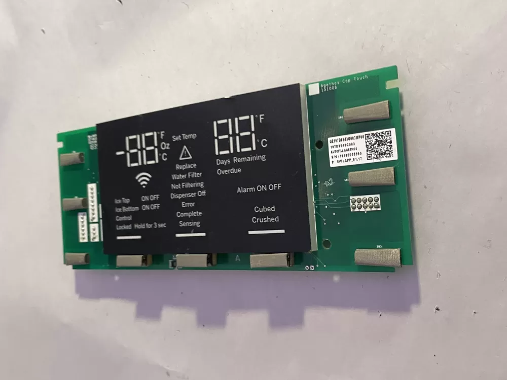 GE 197D8543G003 Refrigerator Control Board