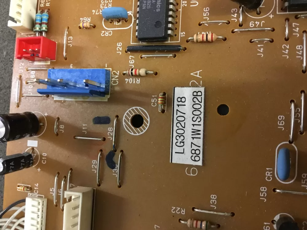 GE MICROWAVE CONTROL BOARD PART # WB27X10358 6871W1S002B AZ100661 | NR144