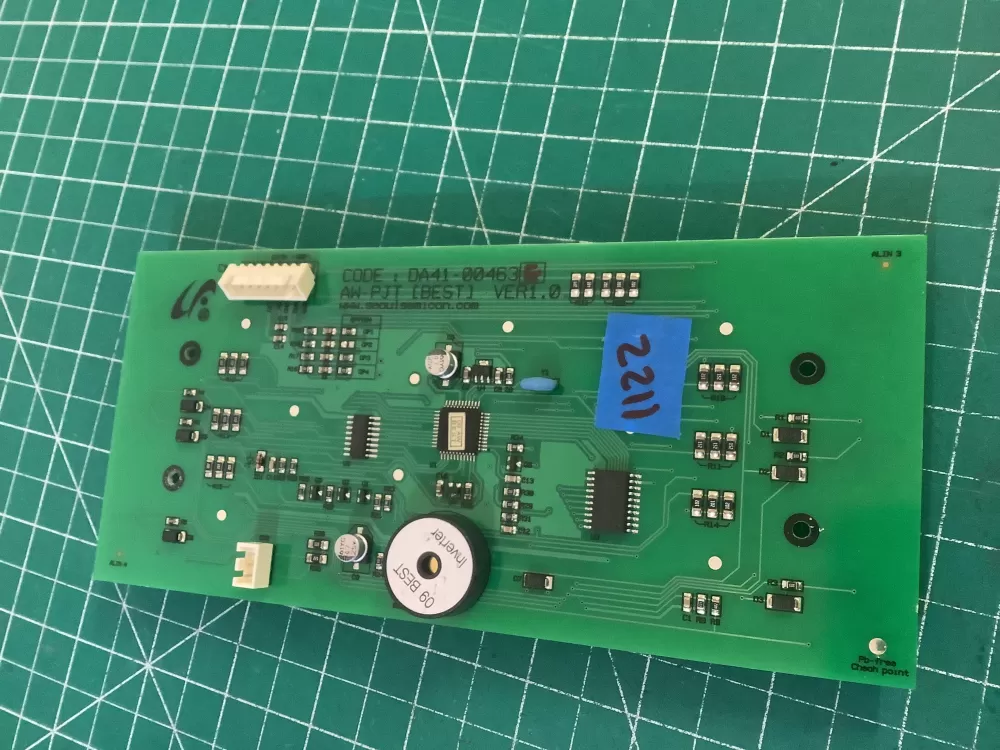 Samsung DA41-00463E Refrigerator Dispenser Display Control Pn: AZ206675 | NR1122