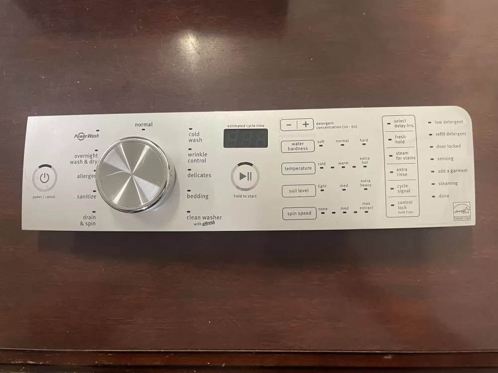 Maytag W10491026 Washer Control Board Console Panel