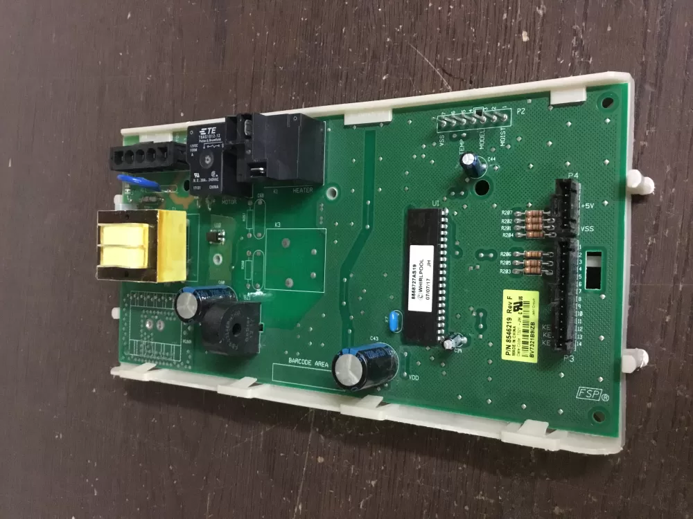 Whirlpool  Maytag  Kenmore WP8546219  AP6013143  8546219  1060737  3978889  3978917  3978918  3978918R  3980062  3980062R  661653  8546219EXCR  8546219R  8557308  8557308R  PS11746365  FGWPL502W7J Dryer Control Board